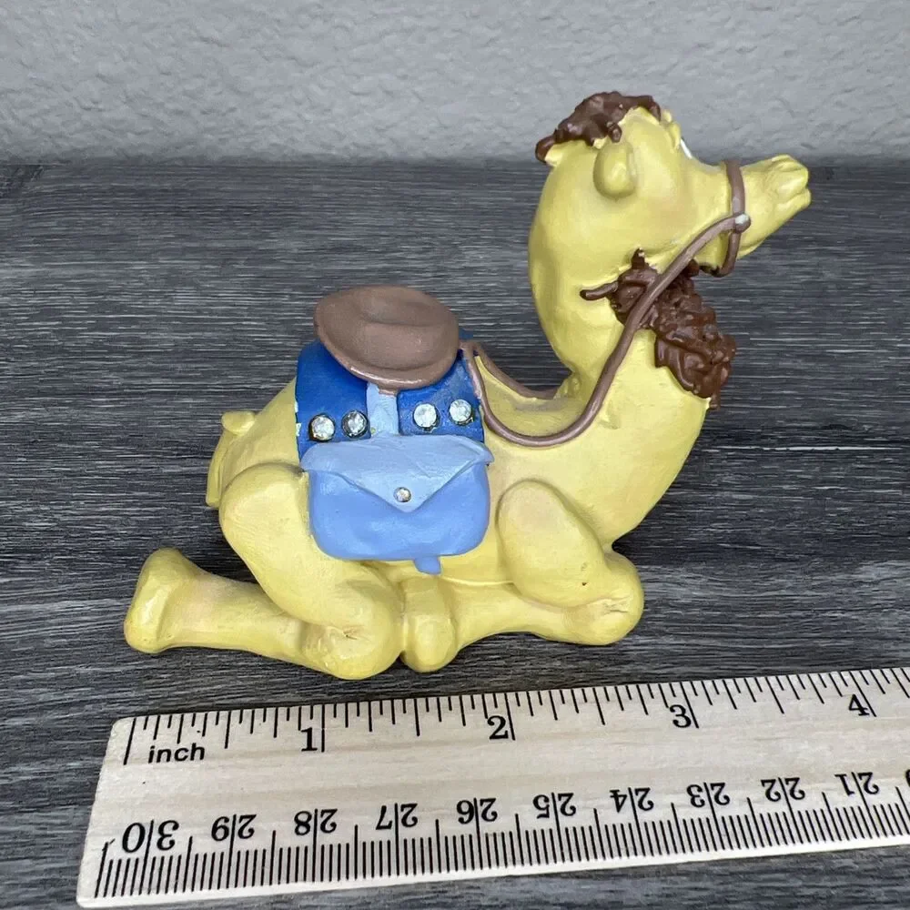 Vintage Russ Berrie Kirks Kritters Nativity Camel And Sheep